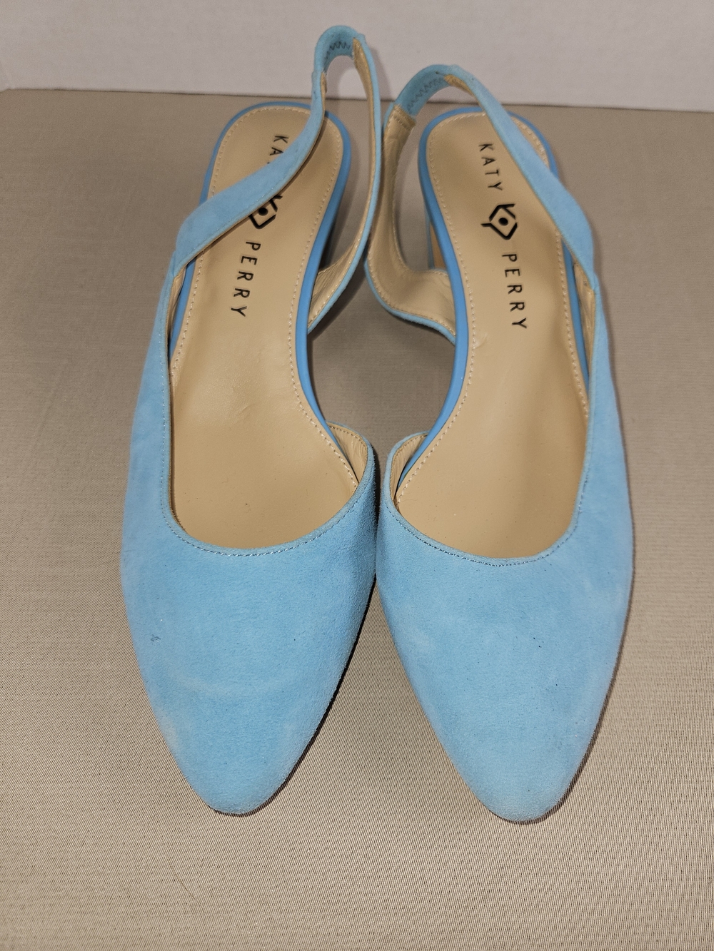 Katy Perry Collections Sky Blue Suede Slingback Flats